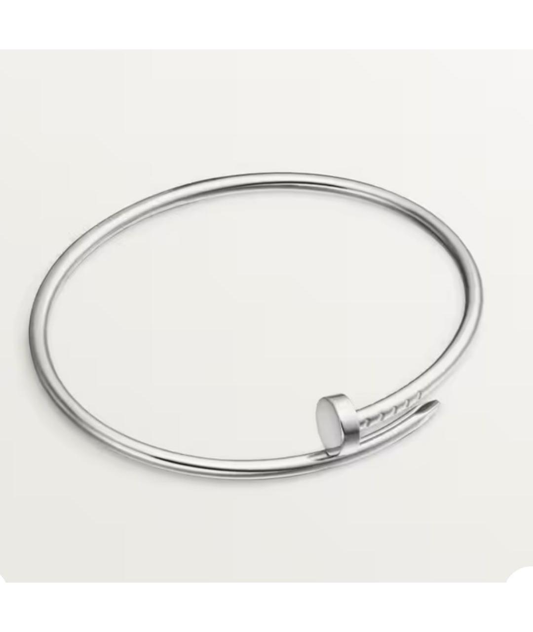 CARTIER Белый браслет из белого золота, фото 5