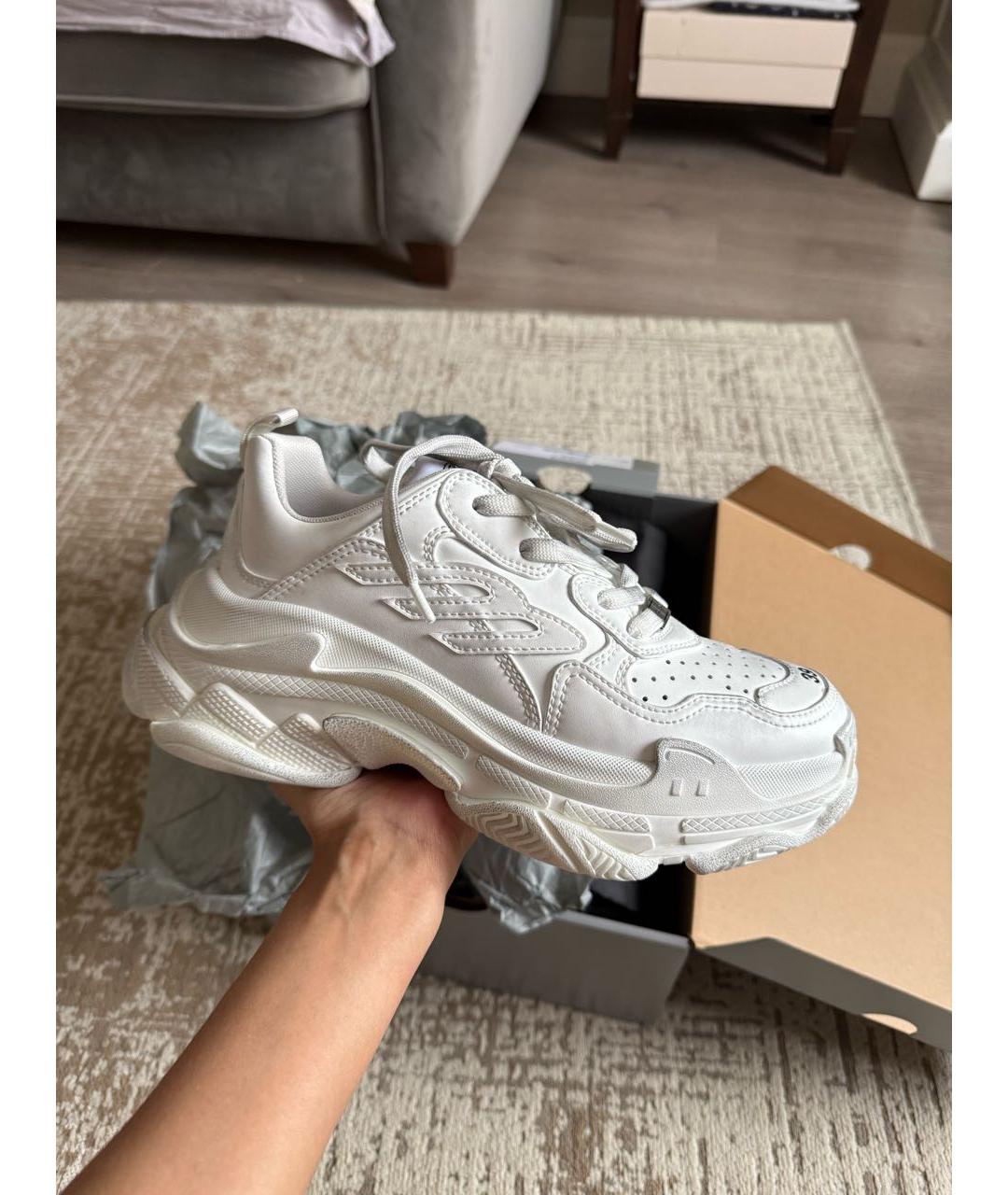 BALENCIAGA Белые кроссовки, фото 9