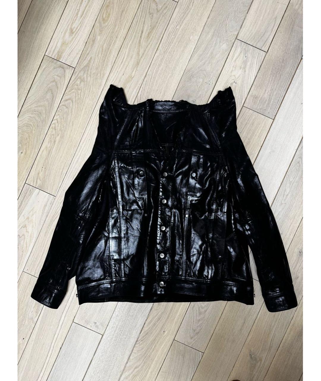 RICK OWENS Черная куртка, фото 4