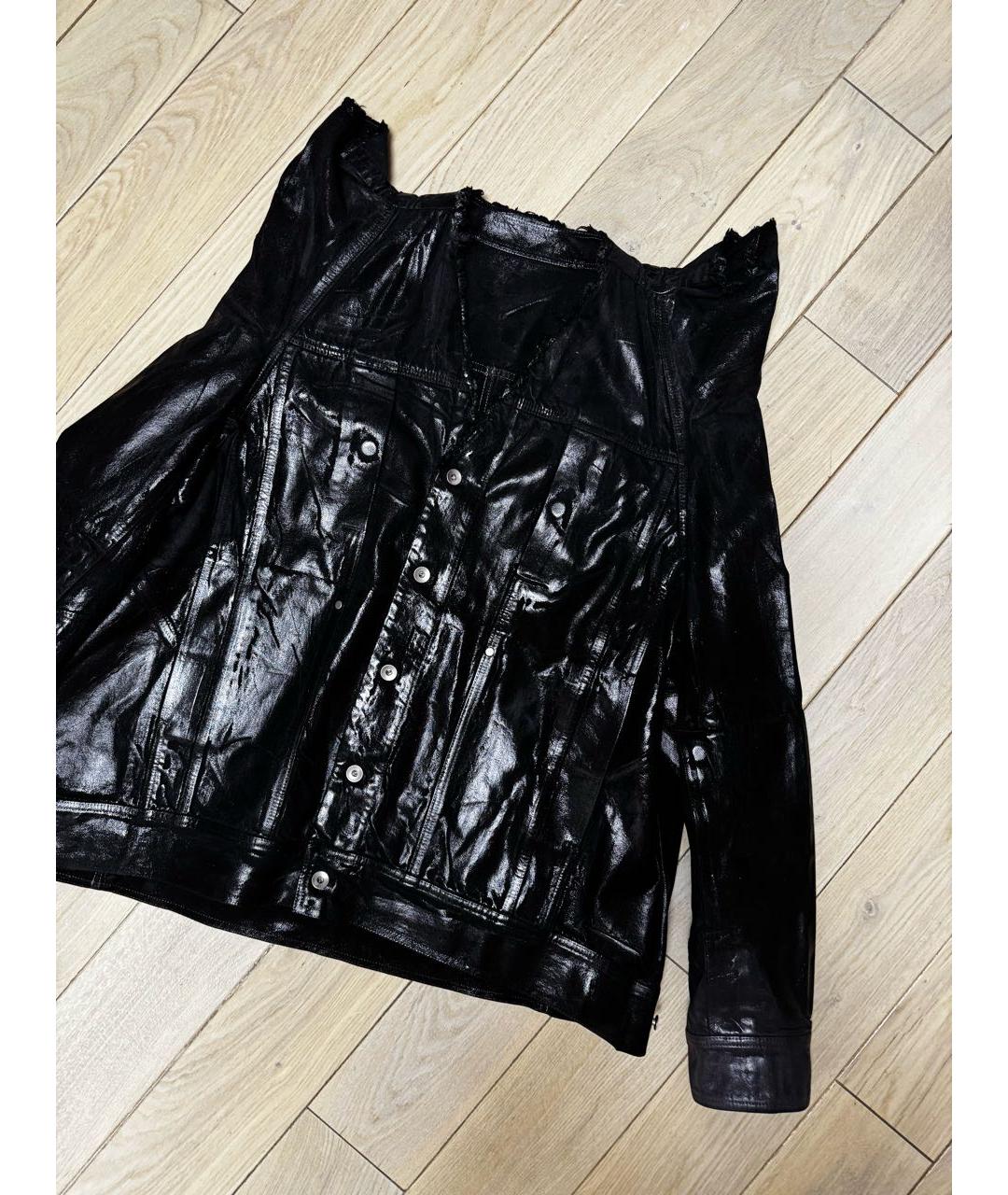RICK OWENS Черная куртка, фото 5
