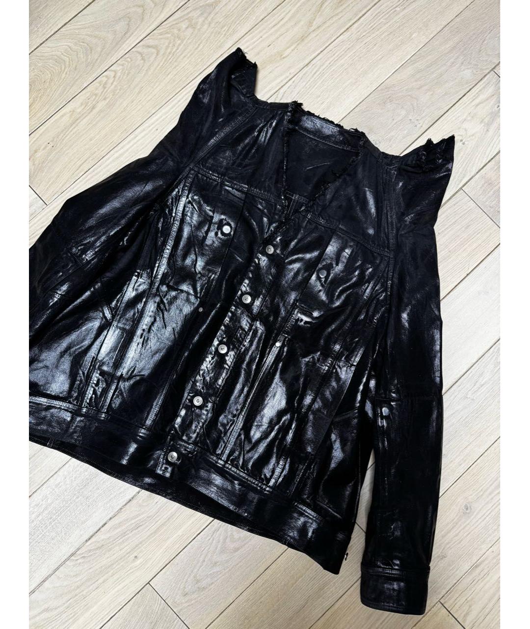 RICK OWENS Черная куртка, фото 3