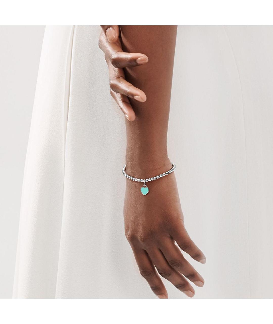TIFFANY&CO Серебрянный серебряный браслет, фото 5
