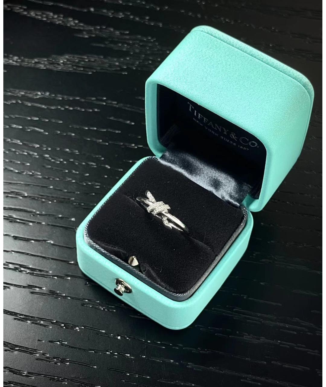 TIFFANY&CO Серебряное кольцо из белого золота, фото 2