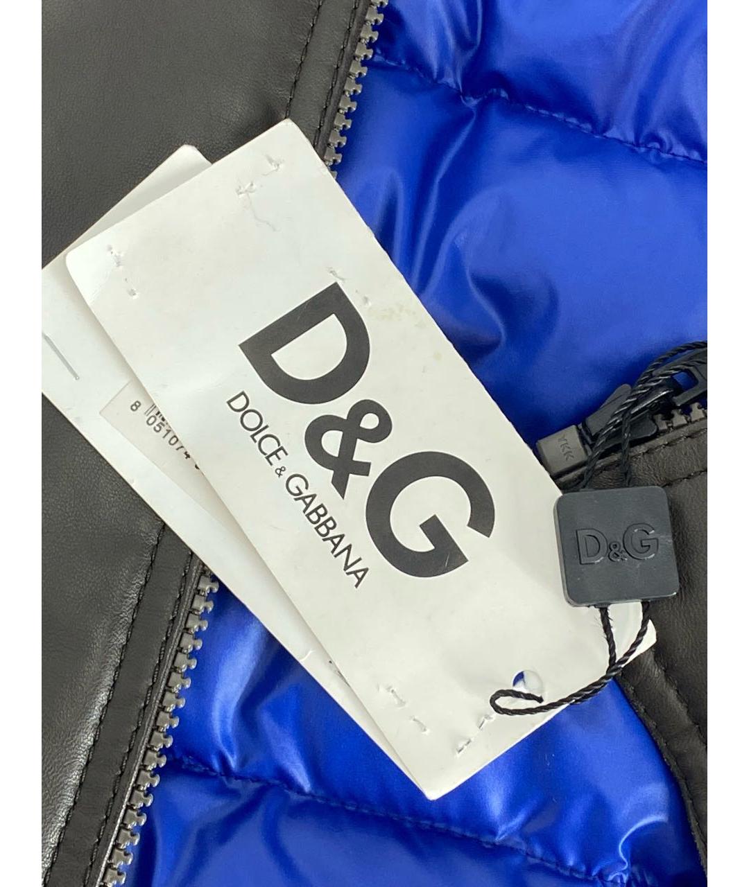 DOLCE&GABBANA Кожаная куртка, фото 6