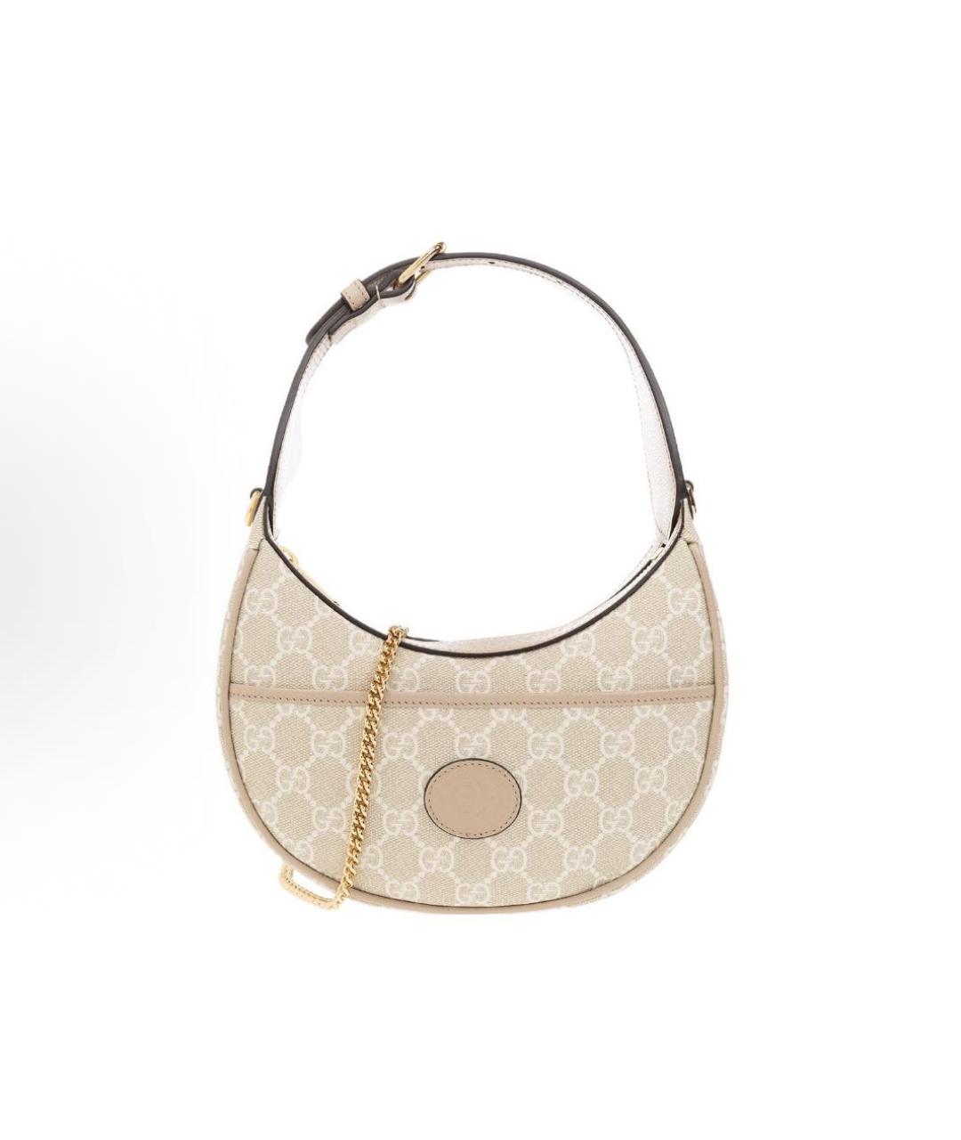 GUCCI Бежевая сумка с короткими ручками, фото 4