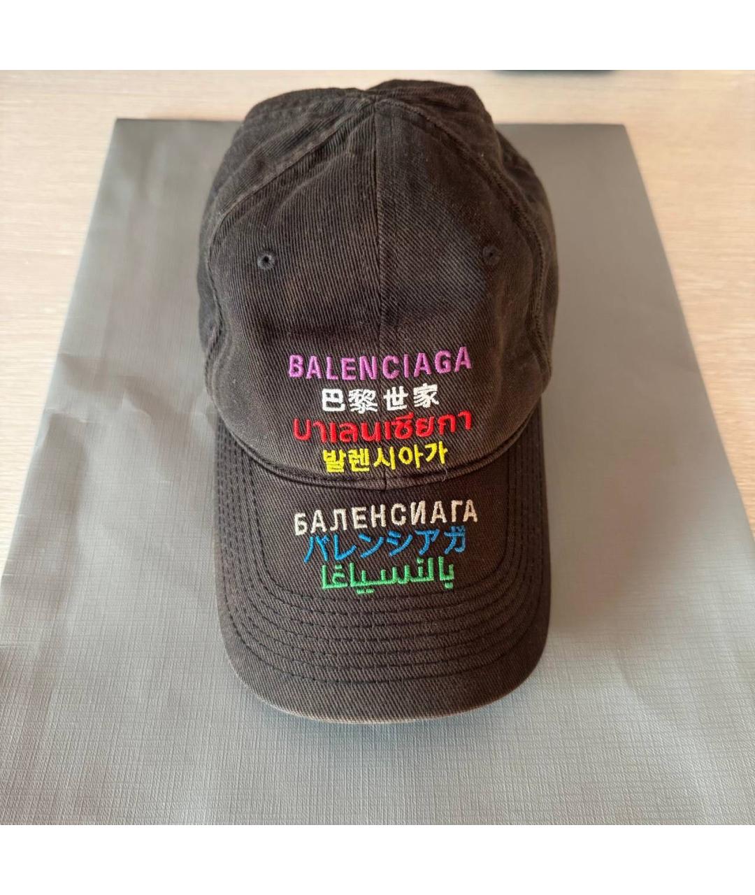 BALENCIAGA Черная хлопковая кепка/бейсболка, фото 5