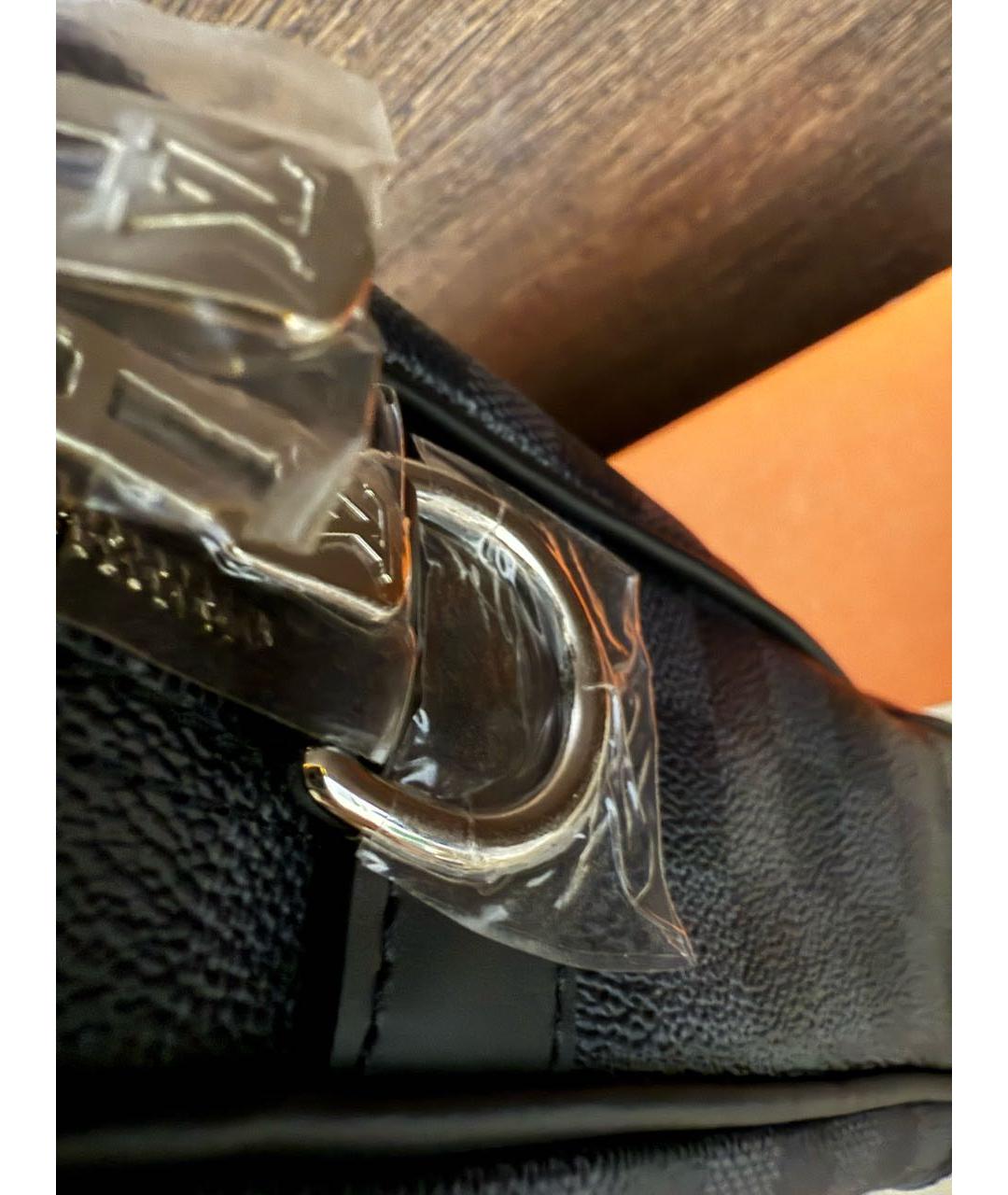 LOUIS VUITTON Черный портфель, фото 5