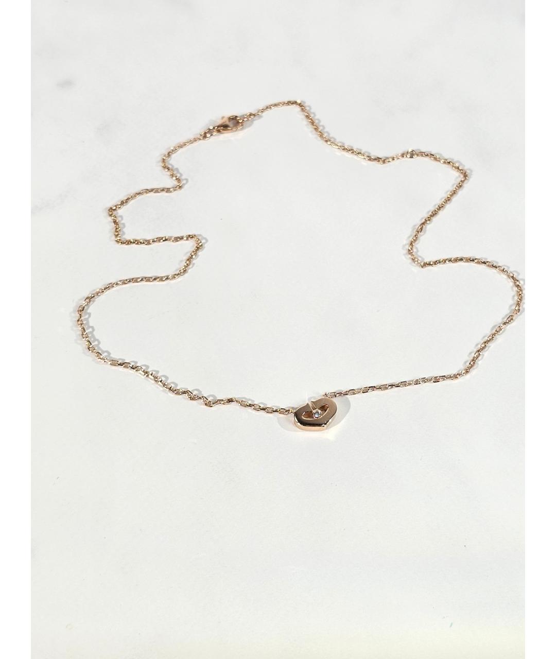 CARTIER Золотое колье из розового золота, фото 3