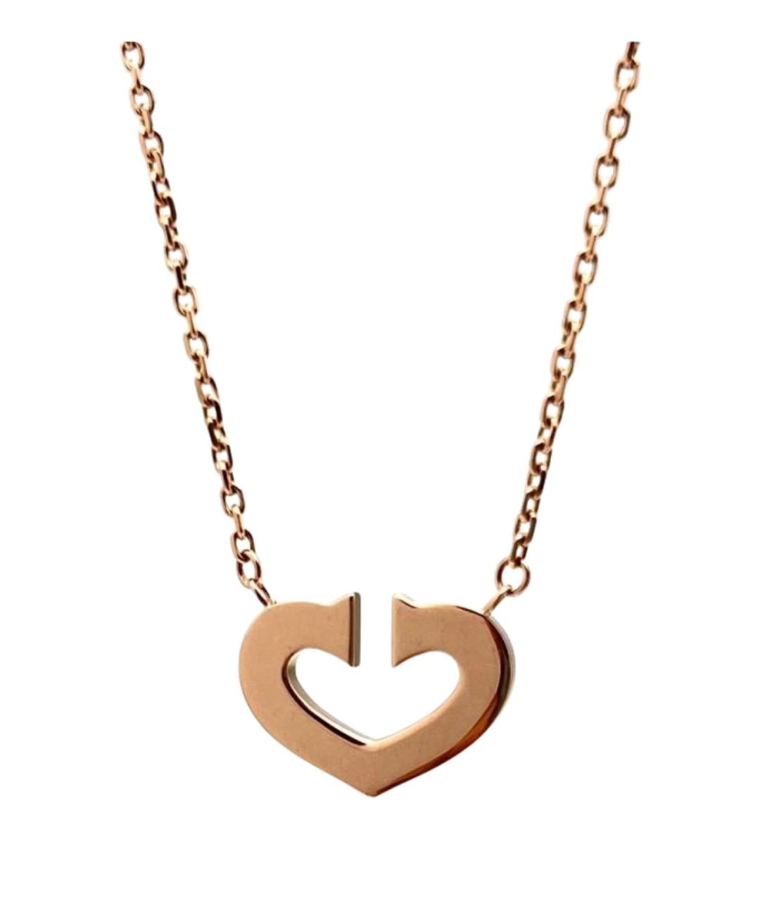 CARTIER Золотое колье из розового золота, фото 1