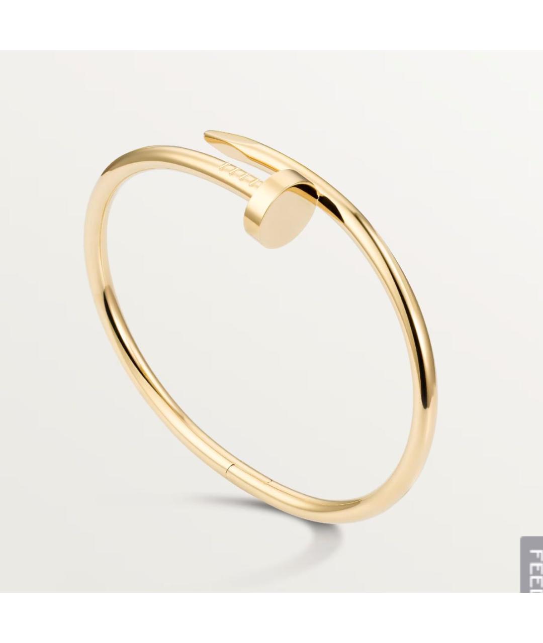 CARTIER Золотой браслет из желтого золота, фото 2