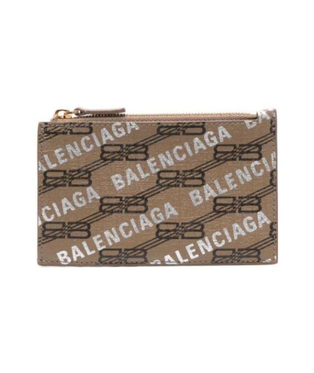 BALENCIAGA Бежевый кардхолдер, фото 1