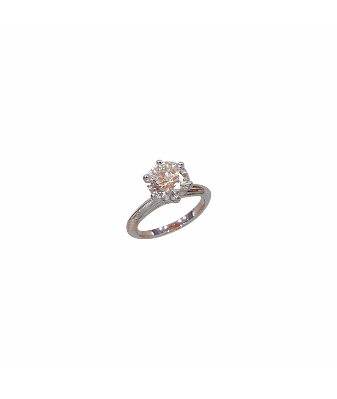 TIFFANY&CO Серебряное платиновое кольцо, фото 10