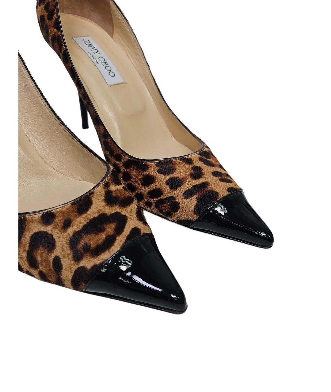 JIMMY CHOO Черные кожаные туфли, фото 6
