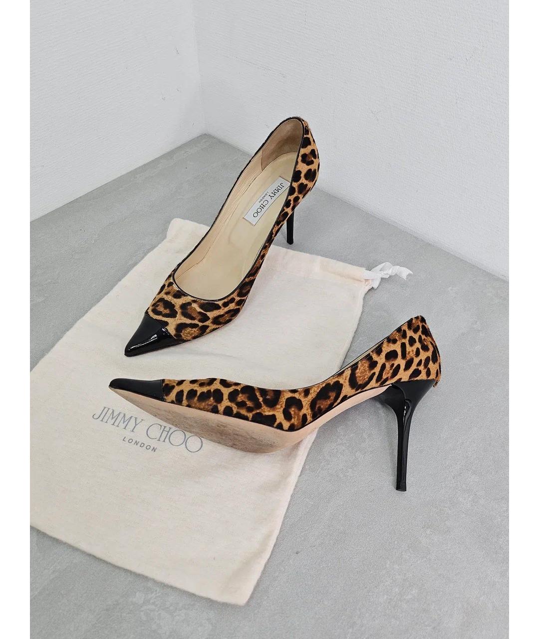 JIMMY CHOO Черные кожаные туфли, фото 7