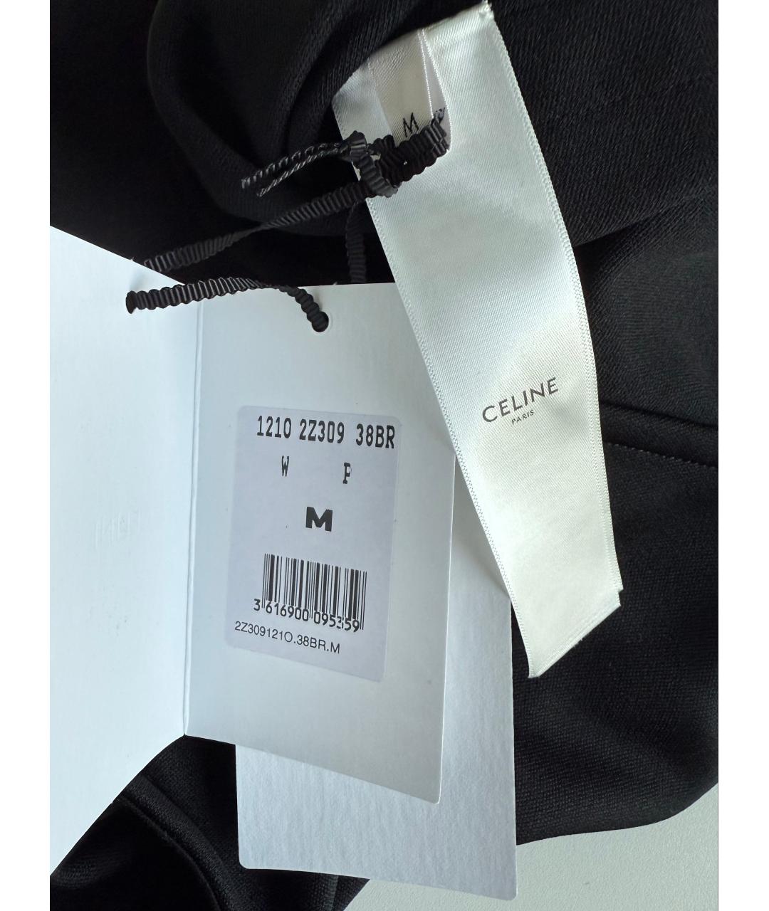 CELINE Черные шорты, фото 4