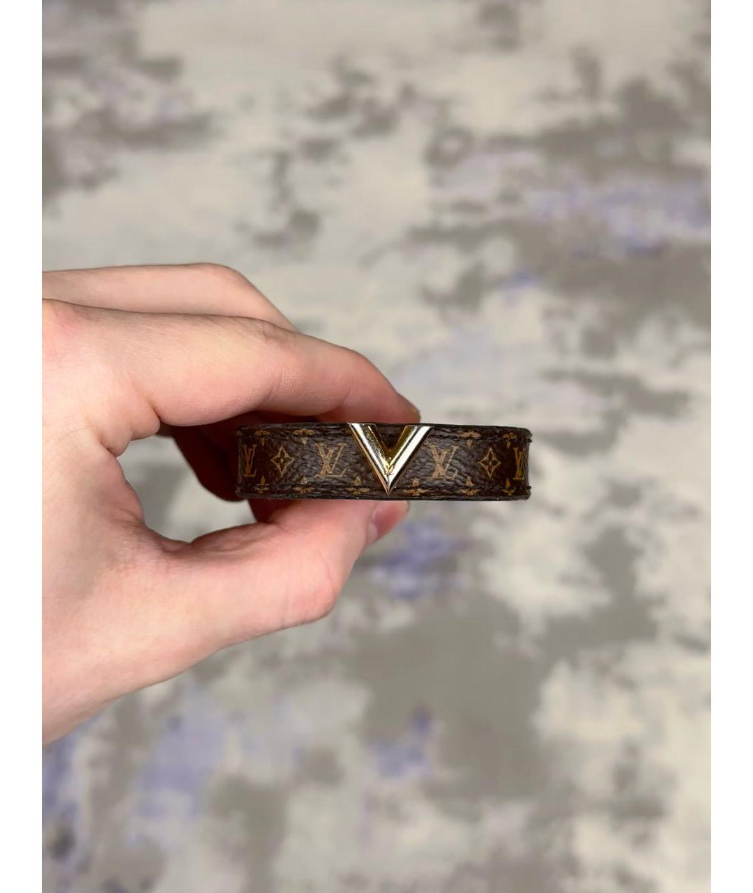 LOUIS VUITTON Коричневый браслет, фото 7