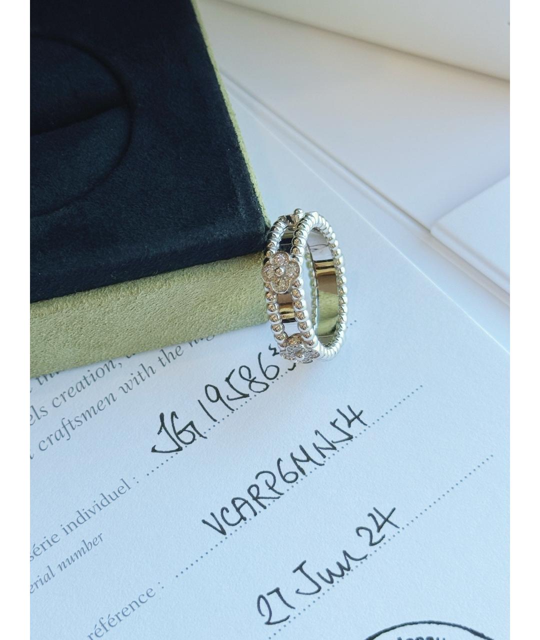 VAN CLEEF & ARPELS Серебряное платиновое кольцо, фото 3