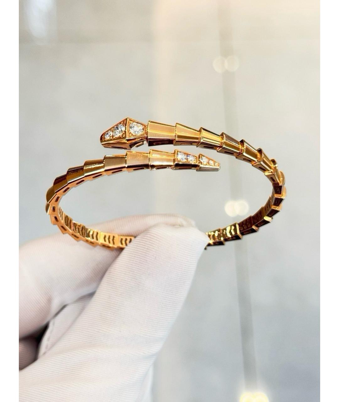 BVLGARI Золотой браслет из розового золота, фото 3