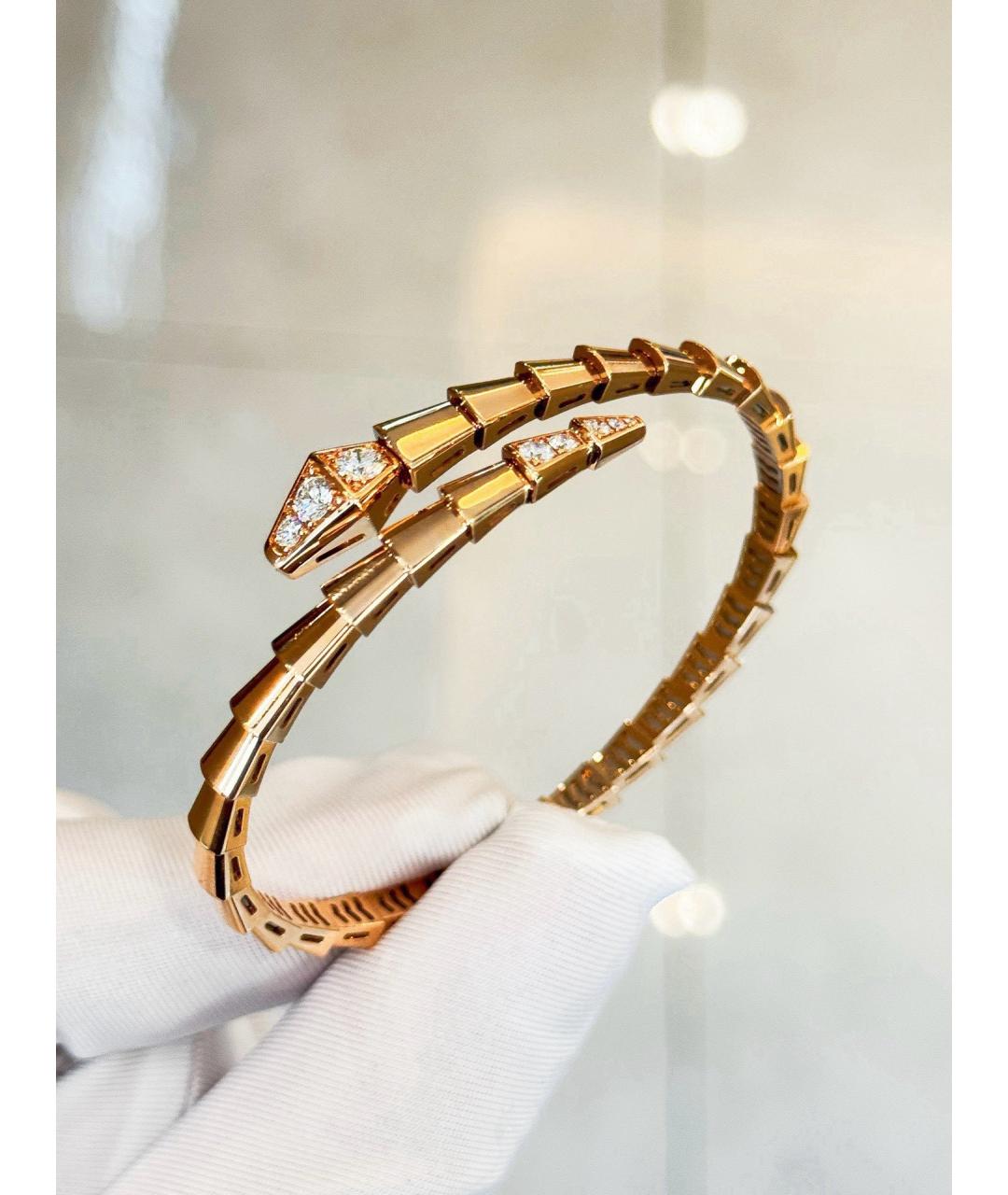 BVLGARI Золотой браслет из розового золота, фото 5
