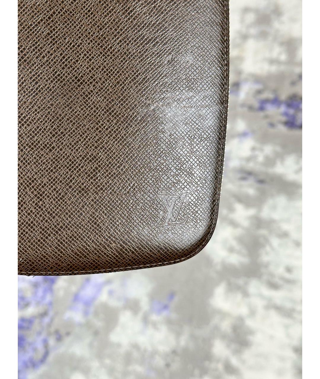LOUIS VUITTON Коричневая барсетка, фото 3