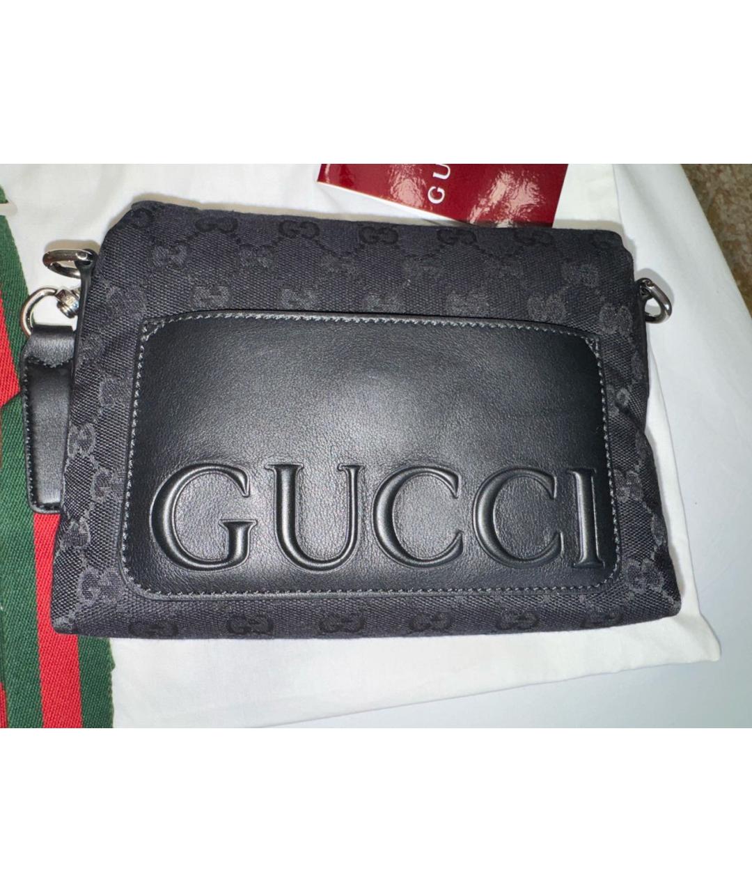 GUCCI Черная сумка с короткими ручками, фото 6