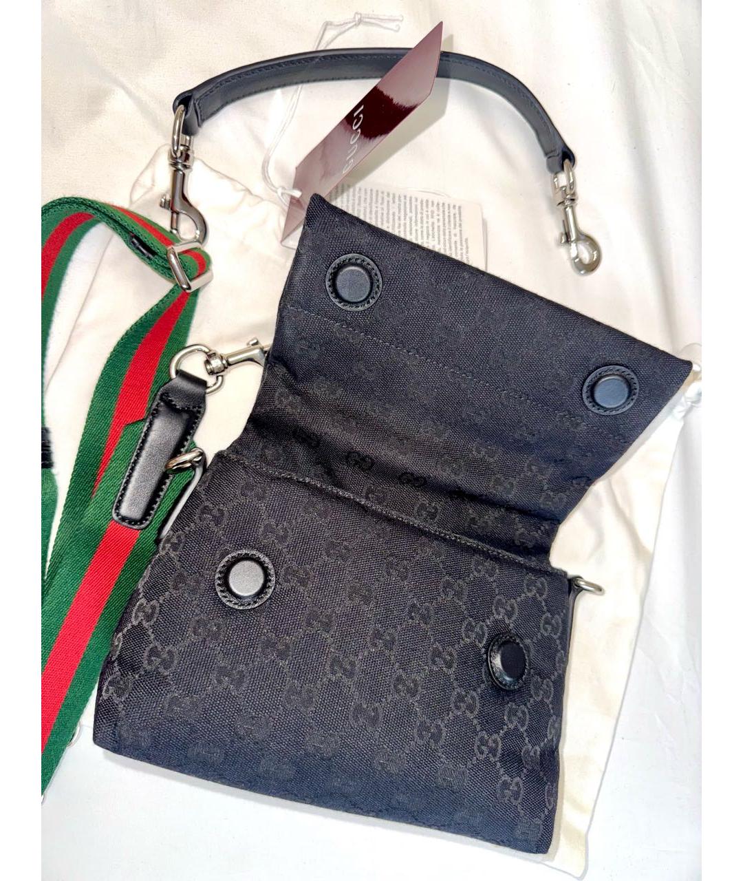 GUCCI Черная сумка с короткими ручками, фото 4