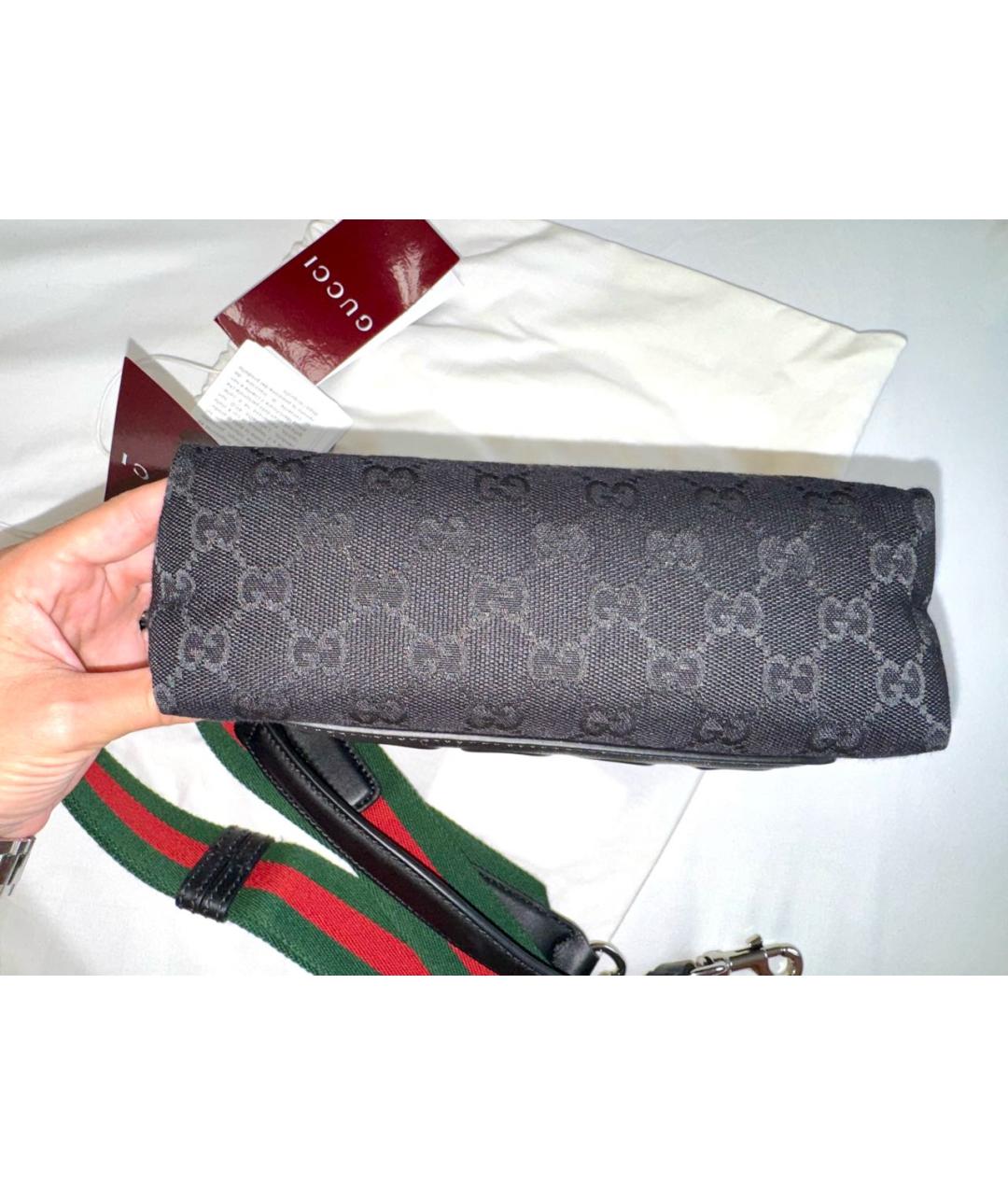 GUCCI Черная сумка с короткими ручками, фото 7