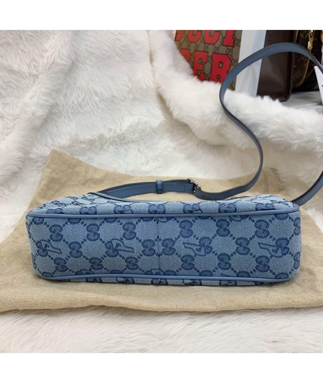 GUCCI Синяя сумка через плечо, фото 4