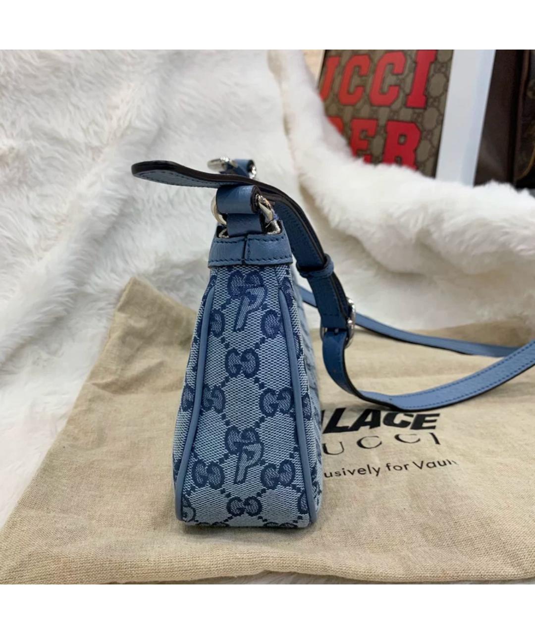 GUCCI Синяя сумка через плечо, фото 3