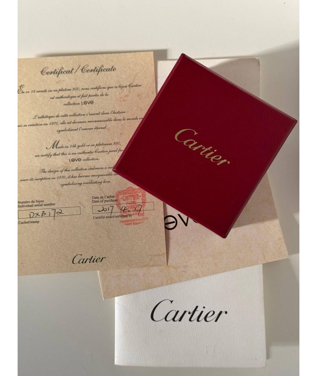 CARTIER Серебряное кольцо из белого золота, фото 4