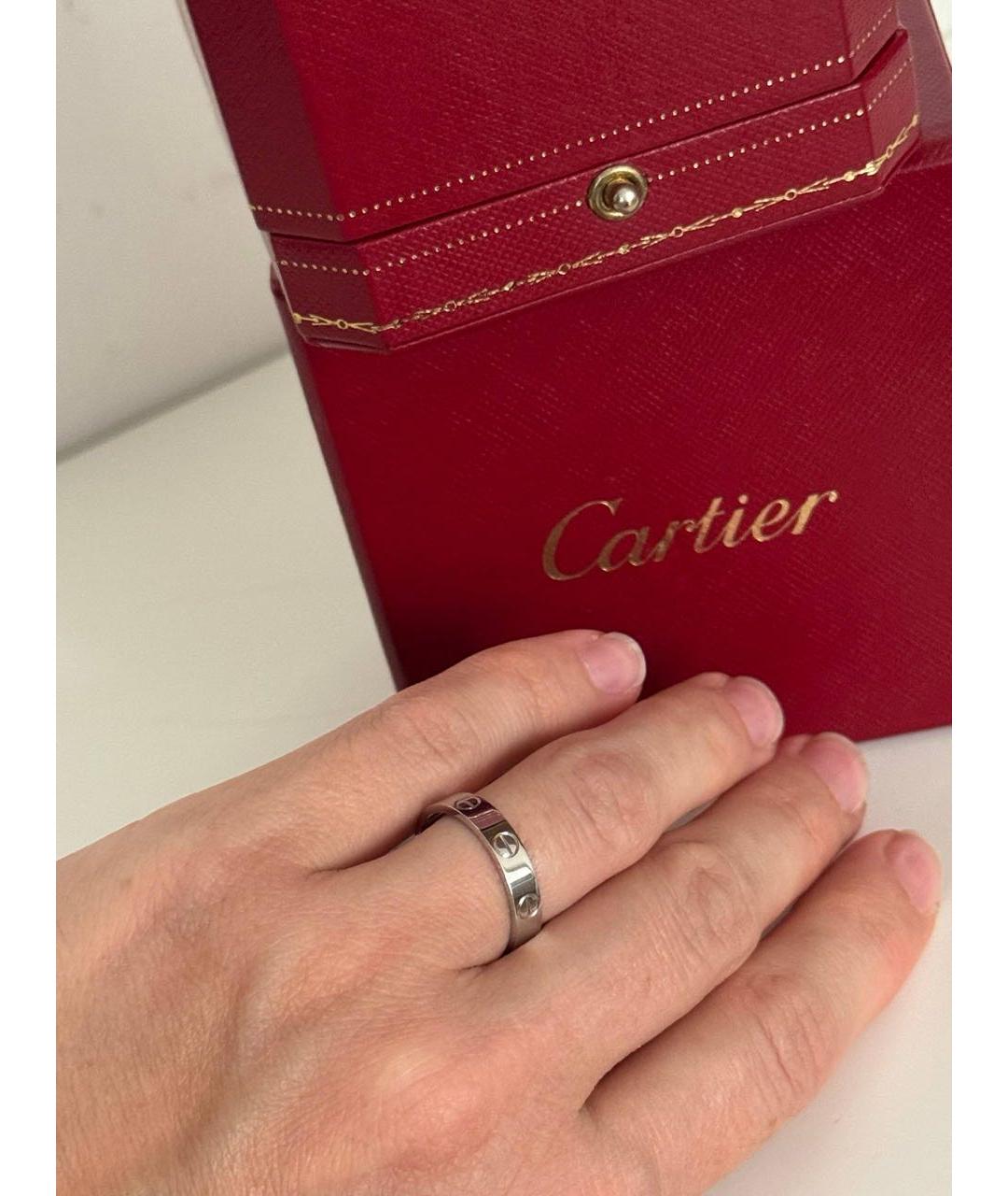 CARTIER Серебряное кольцо из белого золота, фото 2