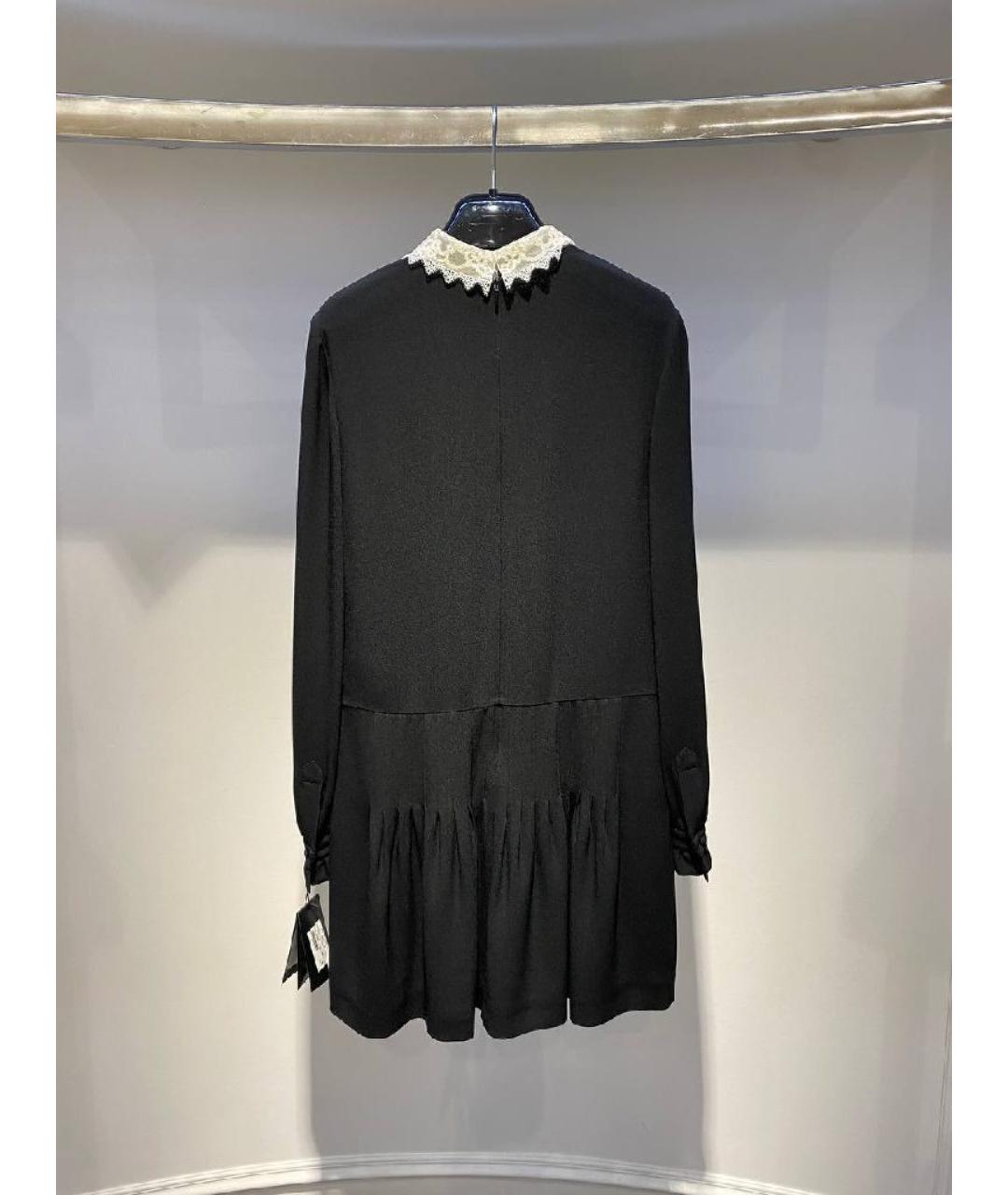 SAINT LAURENT Черное повседневное платье, фото 2