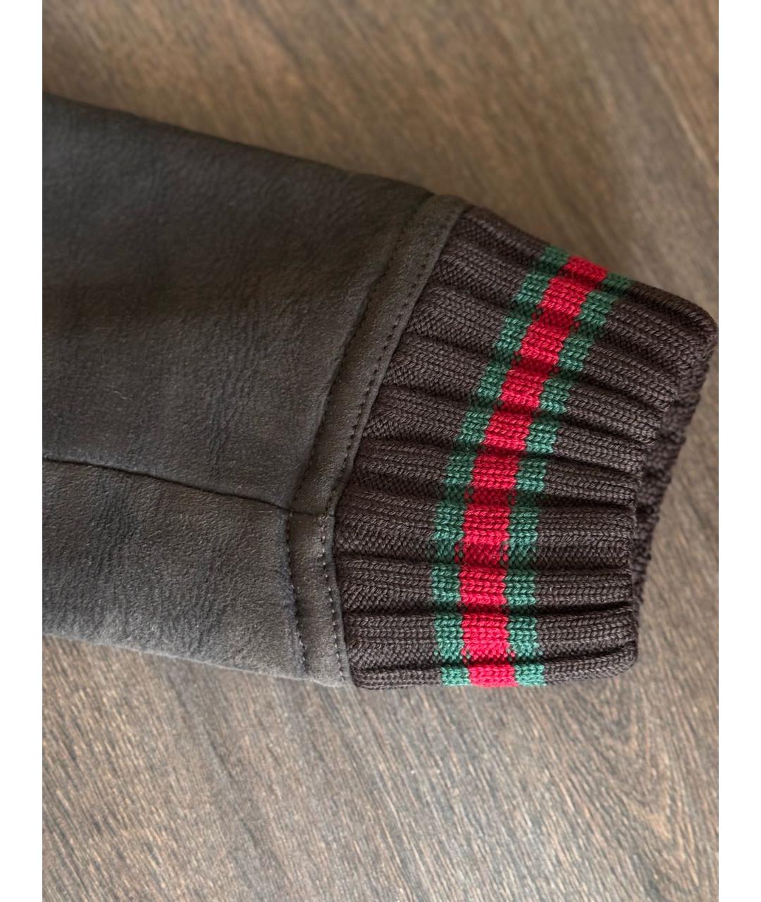 GUCCI Черная замшевая дубленка/шуба, фото 5