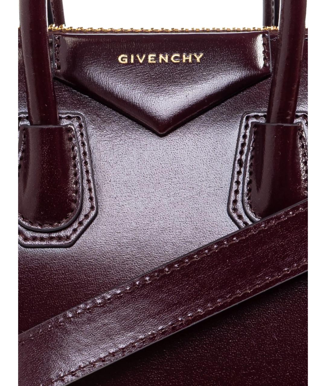 GIVENCHY Красная кожаная сумка тоут, фото 5