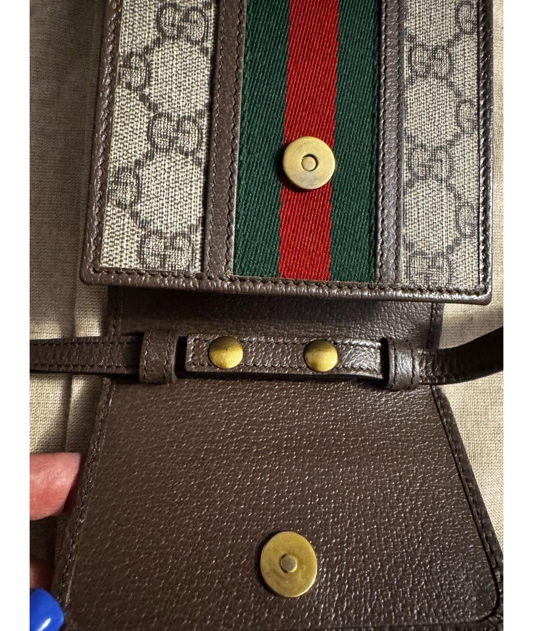 GUCCI Мульти жаккардовая сумка через плечо, фото 6
