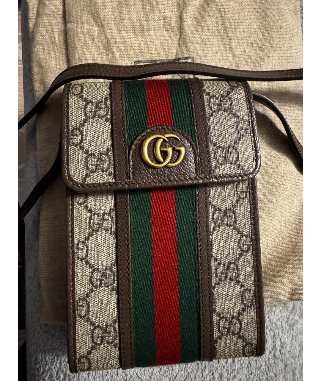 GUCCI Мульти жаккардовая сумка через плечо, фото 7