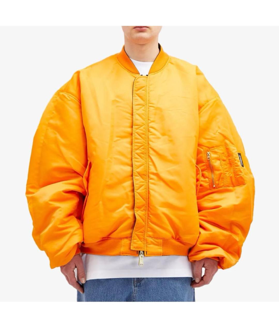 VETEMENTS Черная полиэстеровая куртка, фото 4