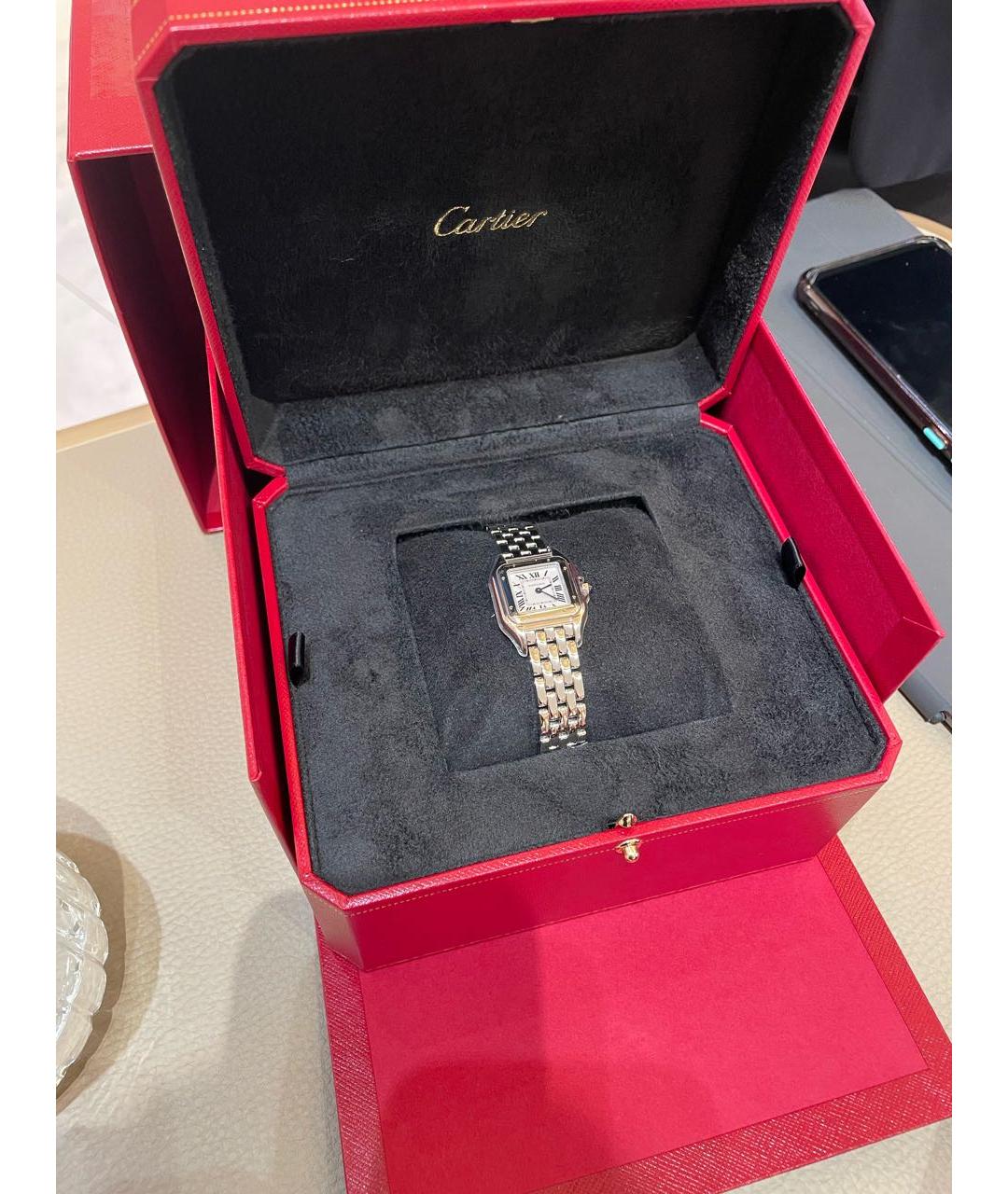 CARTIER Серебряные часы, фото 2