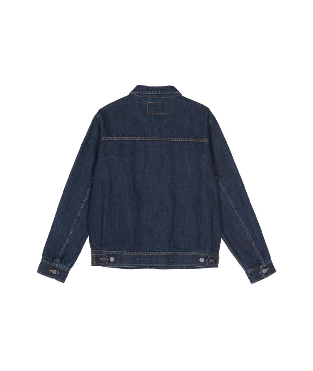 STUSSY Синяя деним куртка, фото 2
