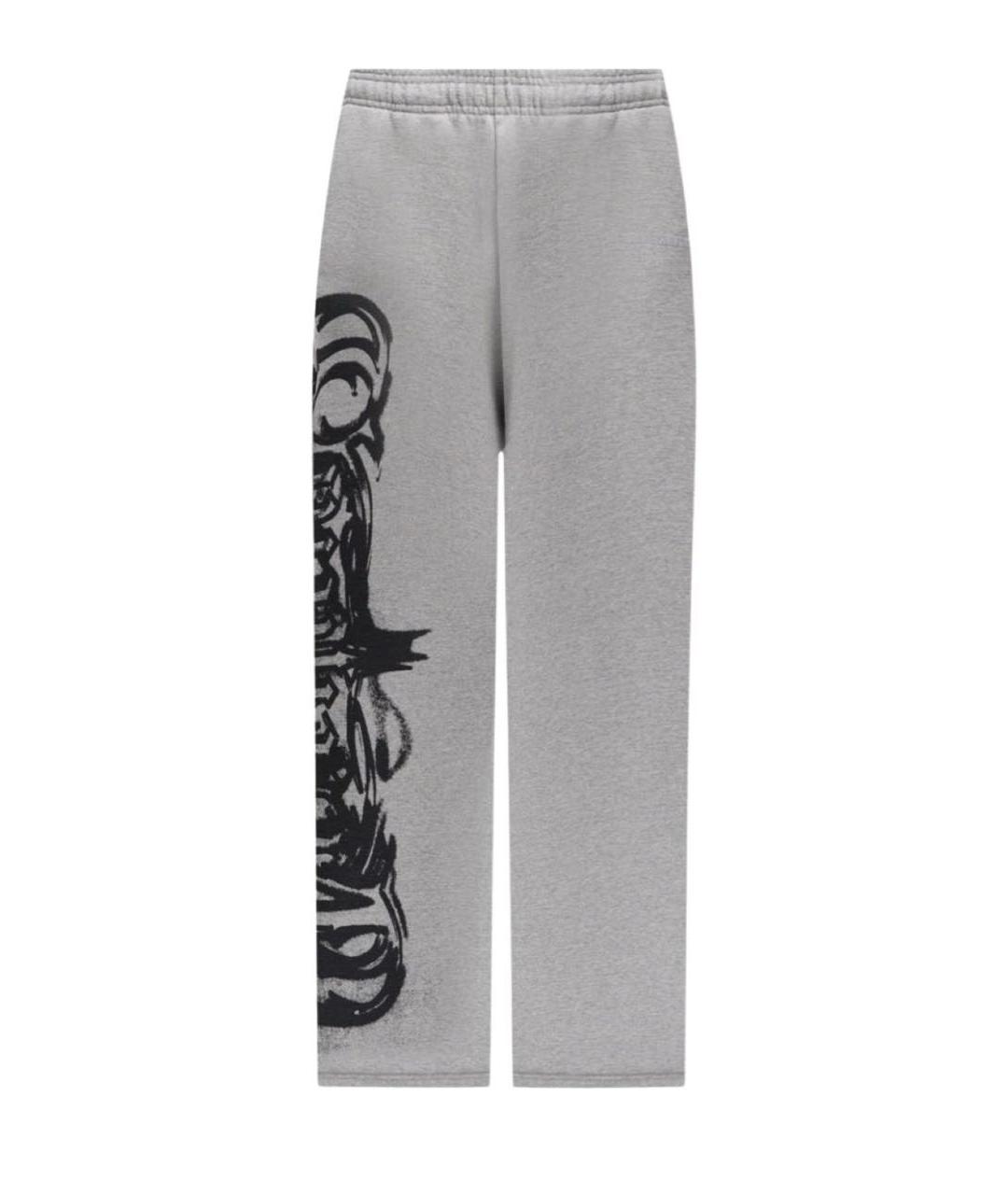 VETEMENTS Серые хлопковые повседневные брюки, фото 1