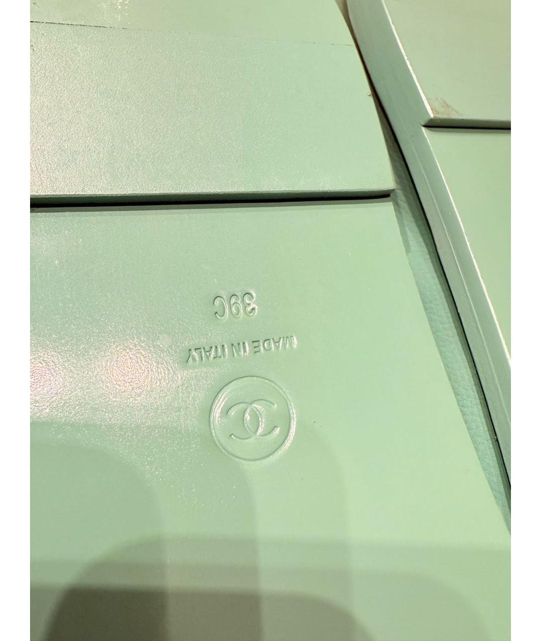 CHANEL Кожаные сандалии, фото 7
