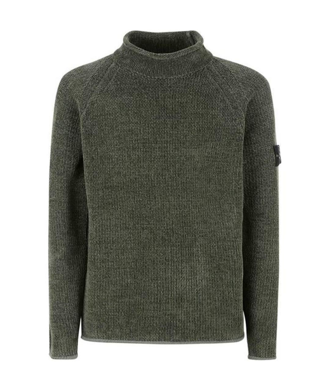 STONE ISLAND Зеленый джемпер / свитер, фото 1