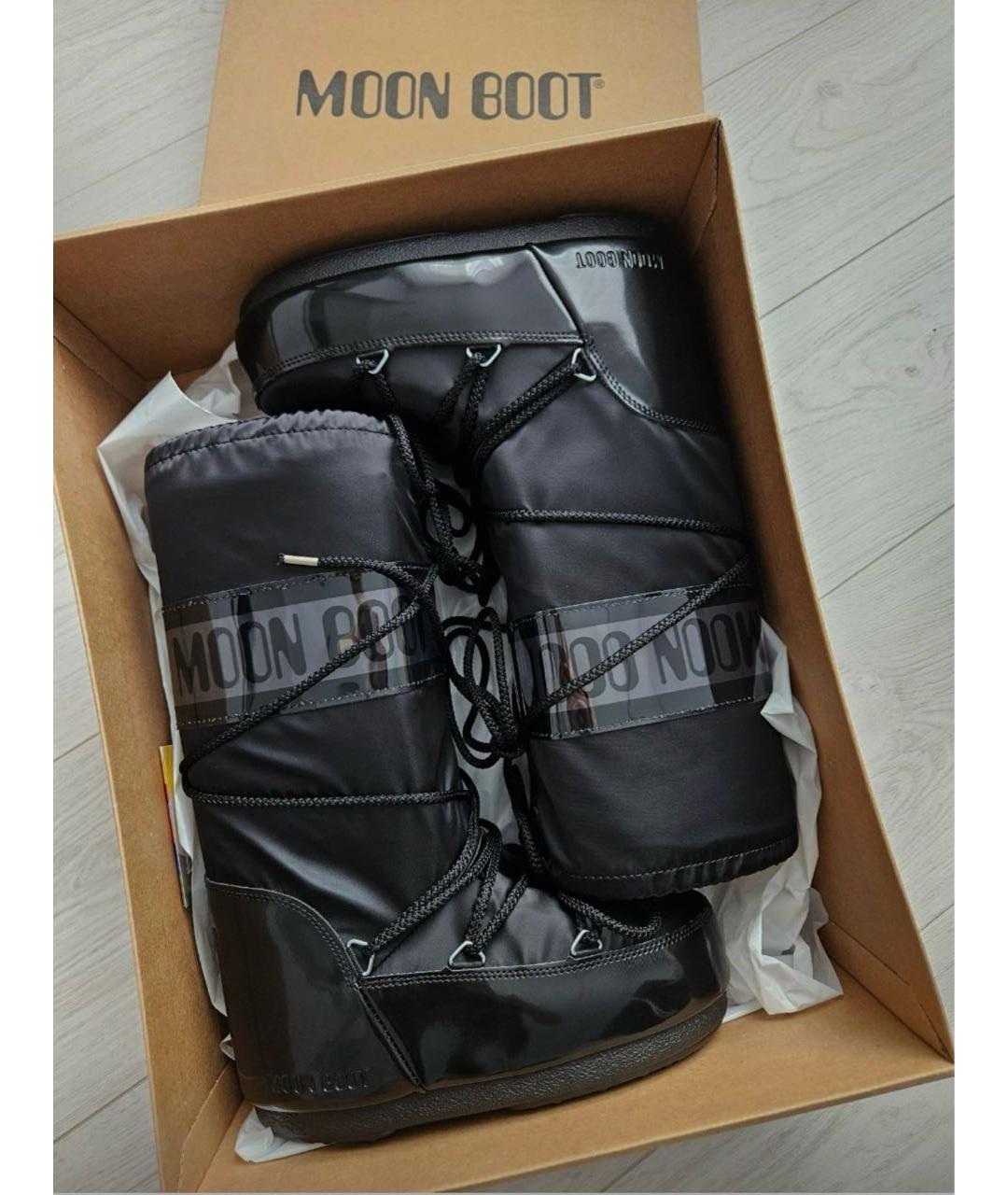MOON BOOT Черные ботинки, фото 7