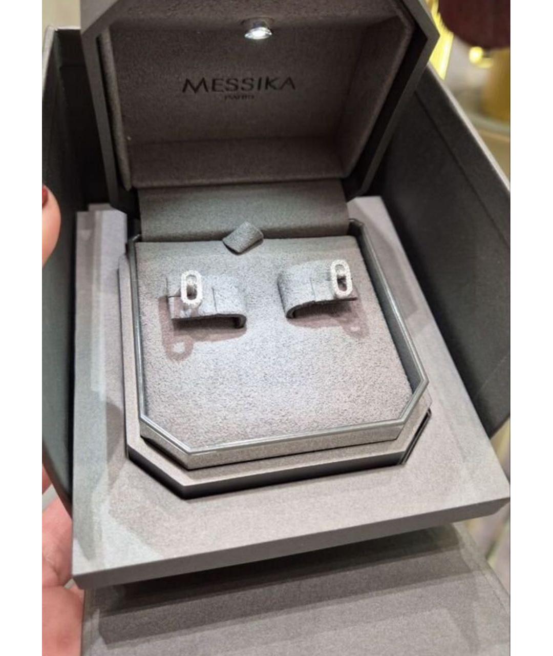 MESSIKA Серебряные серьги из белого золота, фото 3