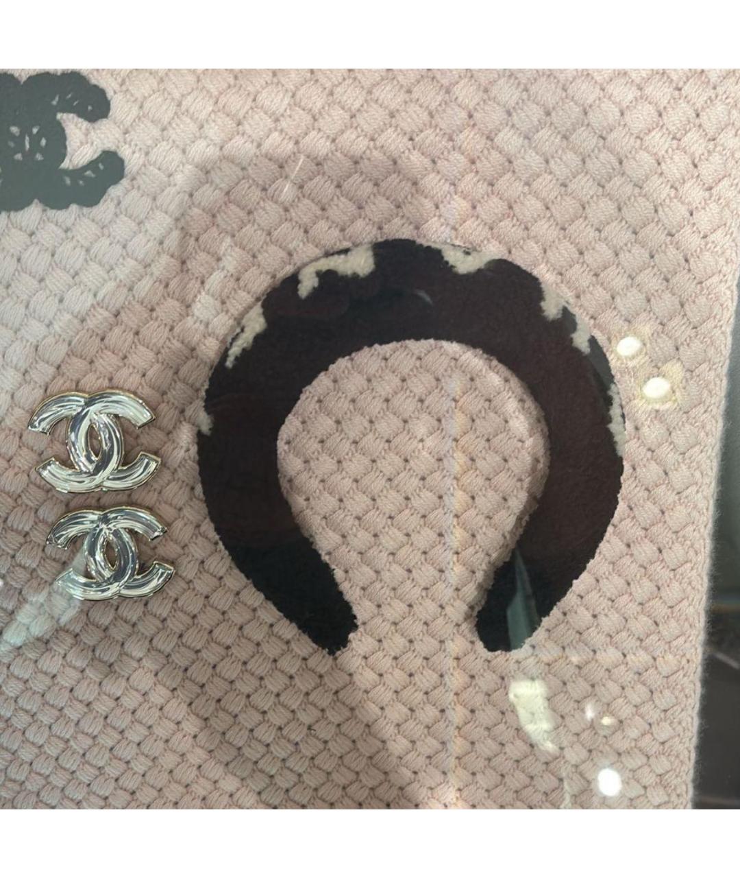 CHANEL Черный ободок, фото 6