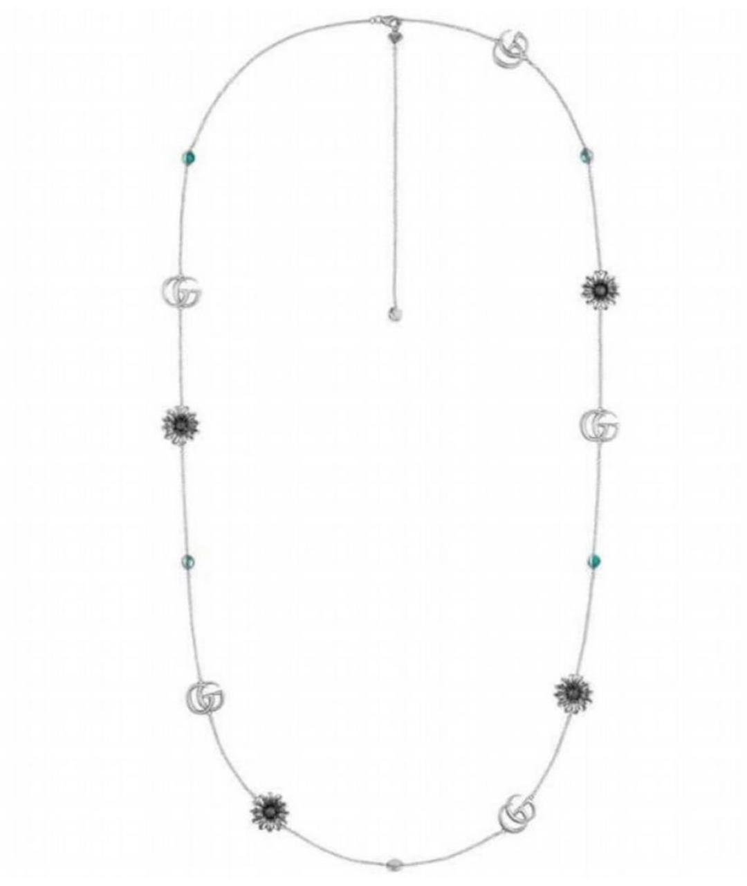 GUCCI Серебряное серебряное колье, фото 1