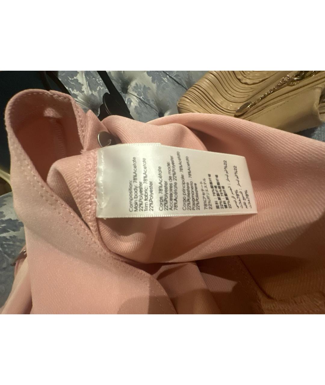 3.1 PHILLIP LIM Розовая ацетатная юбка миди, фото 4