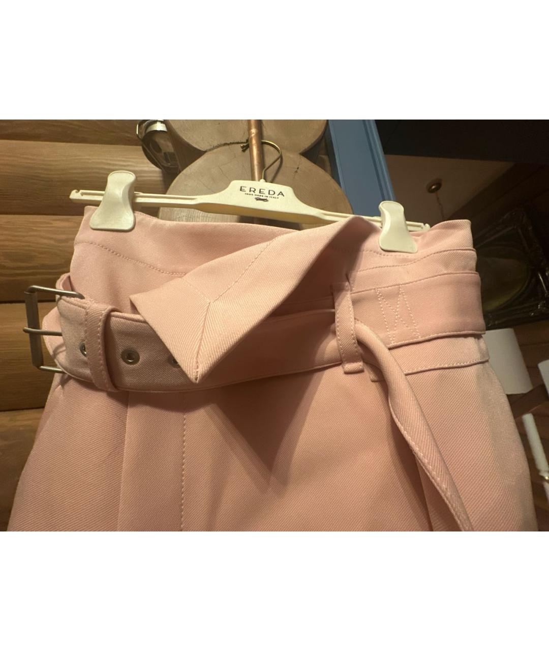 3.1 PHILLIP LIM Розовая ацетатная юбка миди, фото 2