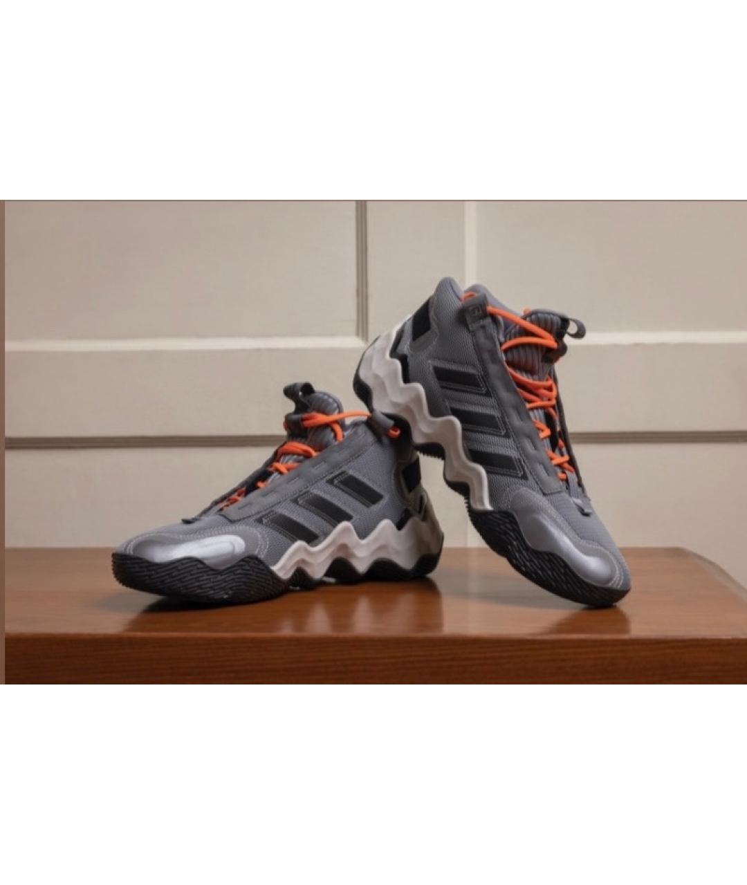 ADIDAS Серые высокие кроссовки / кеды, фото 2