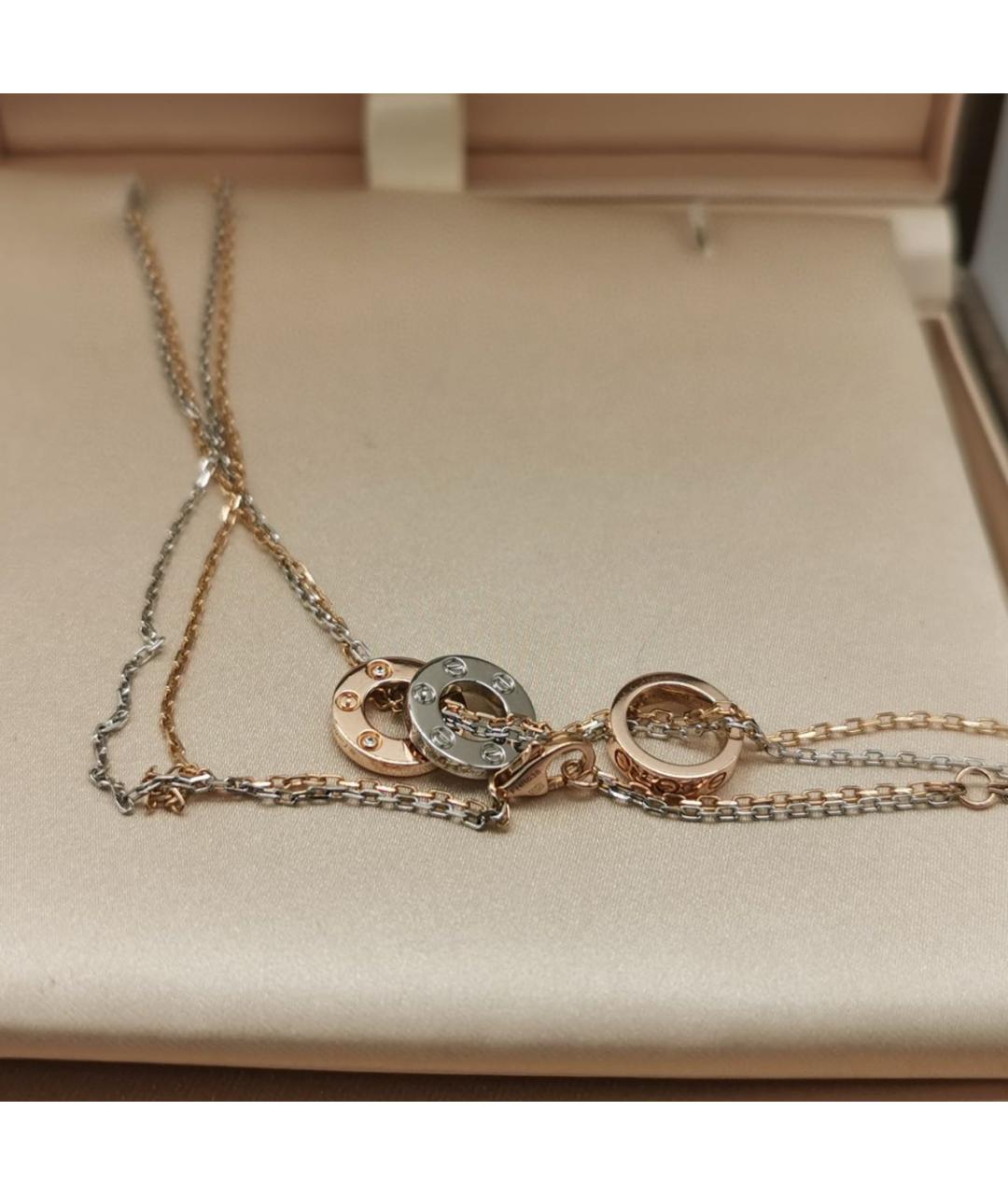 CARTIER Золотая подвеска из белого золота, фото 3